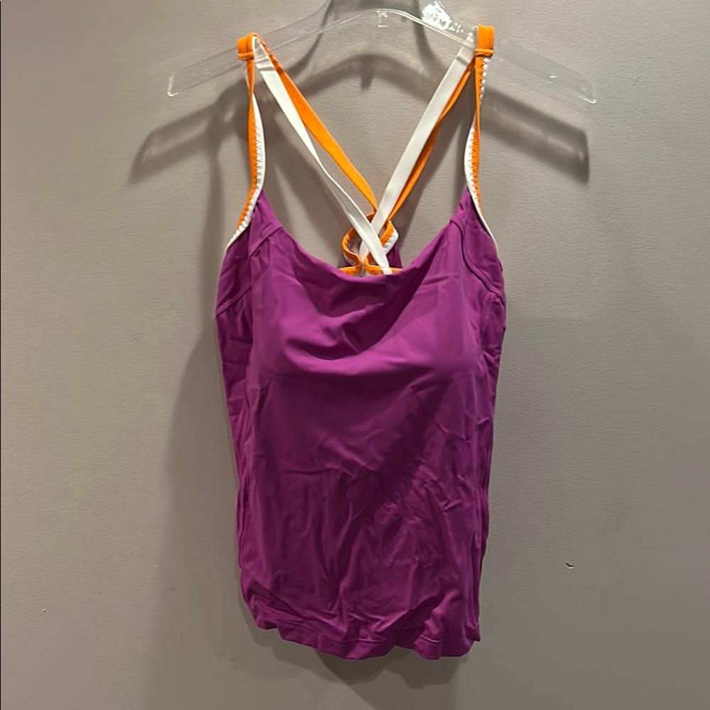 Lands' End Pink Nylon Spandex Top